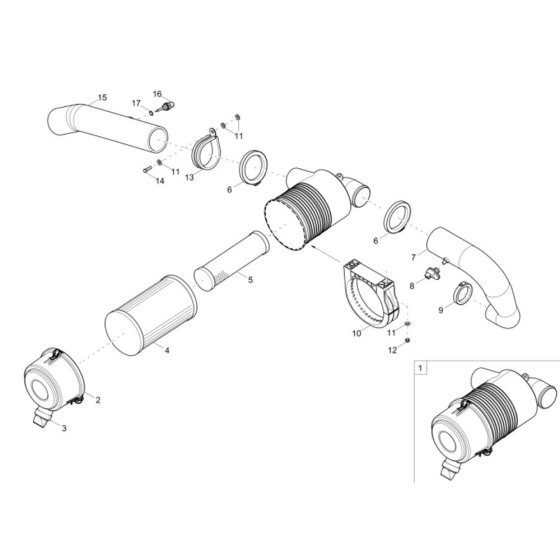 Air Cleaner Assembly for EZ50