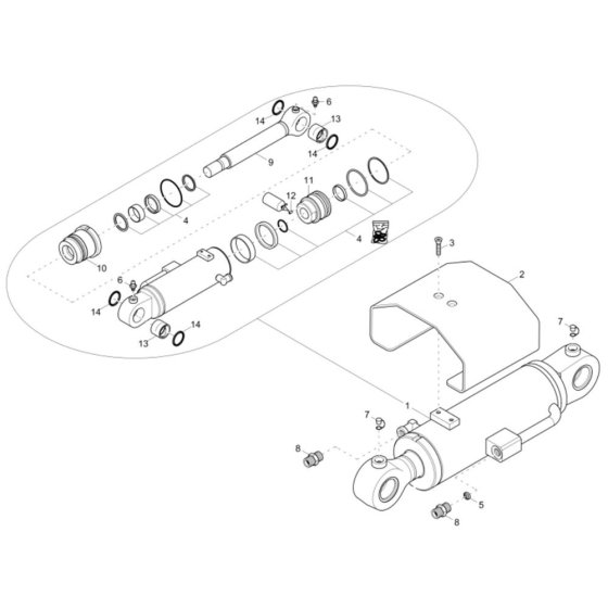 Blade Cylinder Assembly