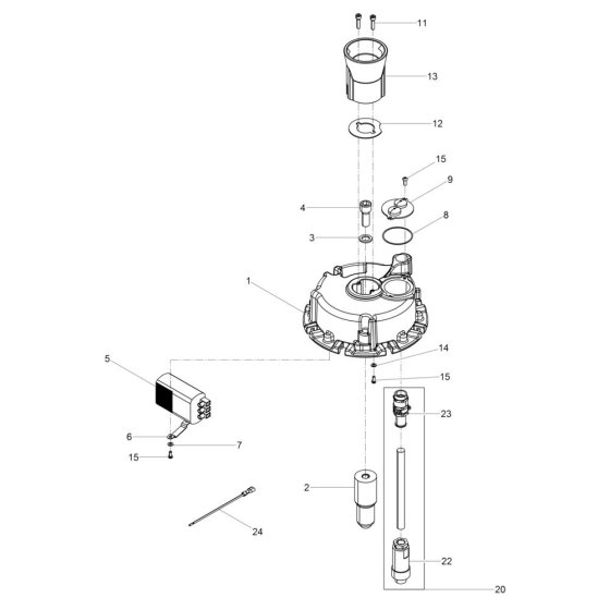 Bracket Assembly for Wacker LBA80M
