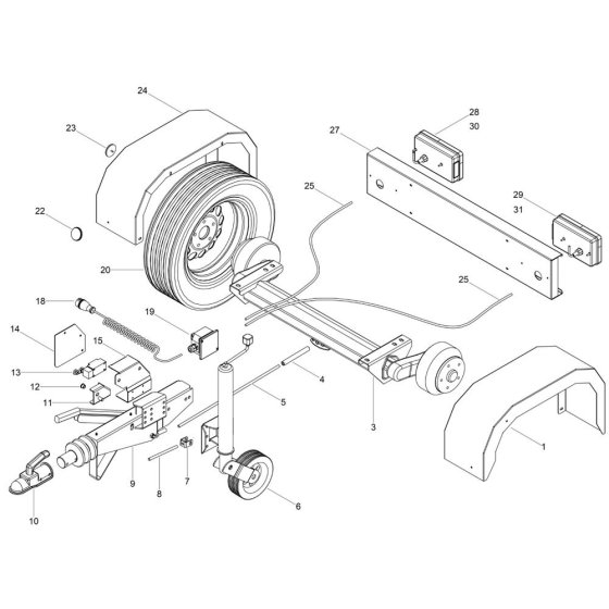 Front Jack Assembly