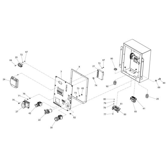 Control Panel Assembly for LTN4Y