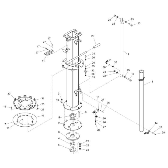 Pole Mounting Assembly