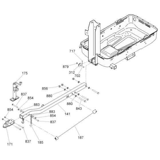 Hitch Assembly for LTN6C