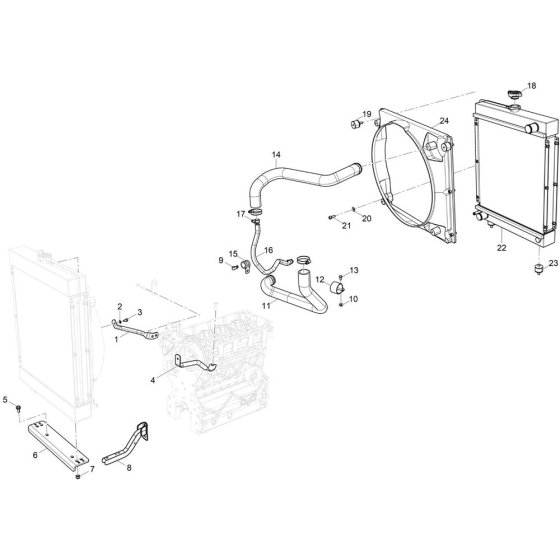 Radiator Assembly for LTT4