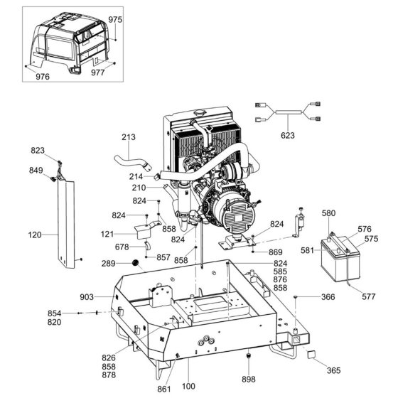 Battery Assembly for LTV4K