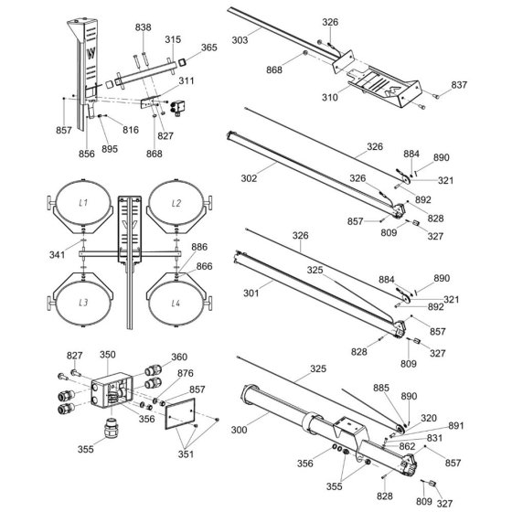 Tower Assembly for LTV6K