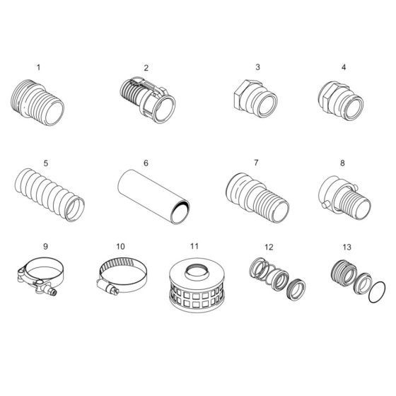 Wacker PT2Y Pump Accessories