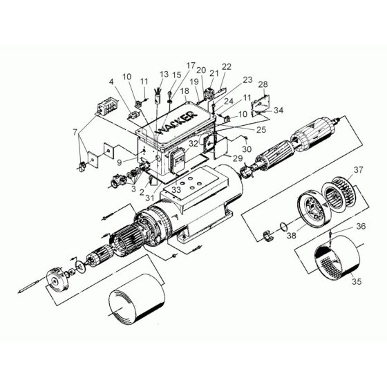 Wacker SFU 10/200 Assembly