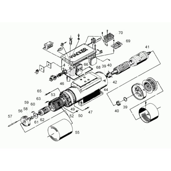 Wacker SFU 10/200 S Assembly