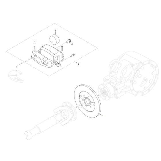 Brake Assembly for TH408