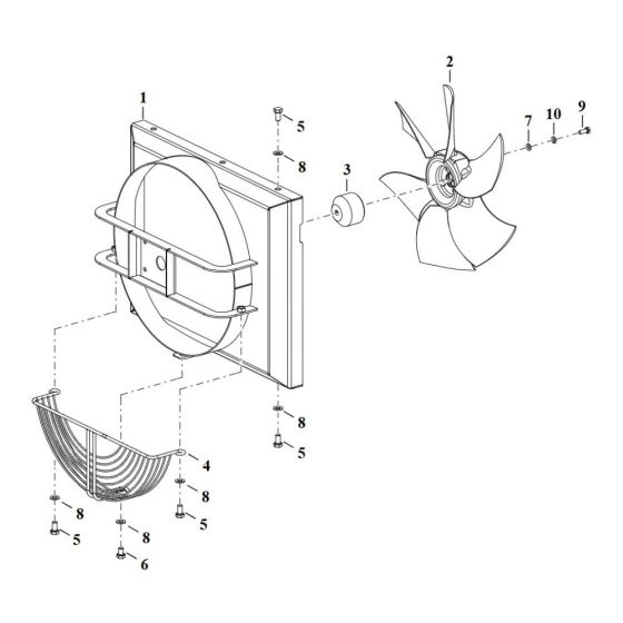 Blower Assembly for Wacker TH408