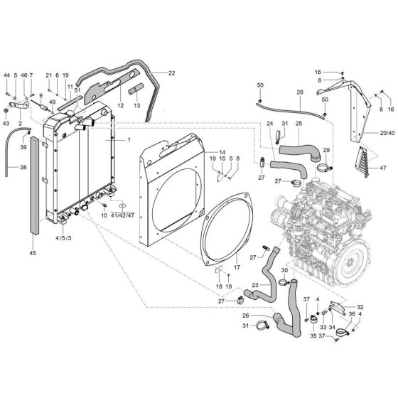 Cooler Assembly for TH627