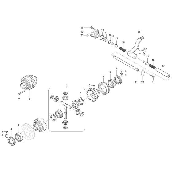 Differential Assembly for TH627