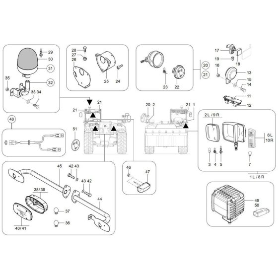 Lighting Assembly for TH730