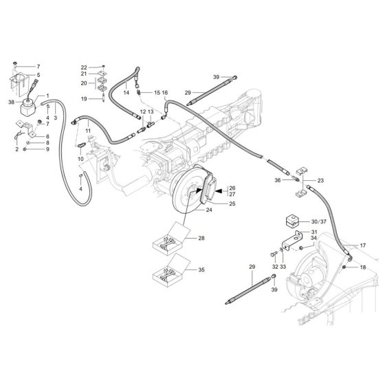 Brake Assembly for Wacker TH740