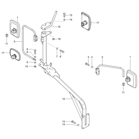 Seat Assembly for Wacker TH744