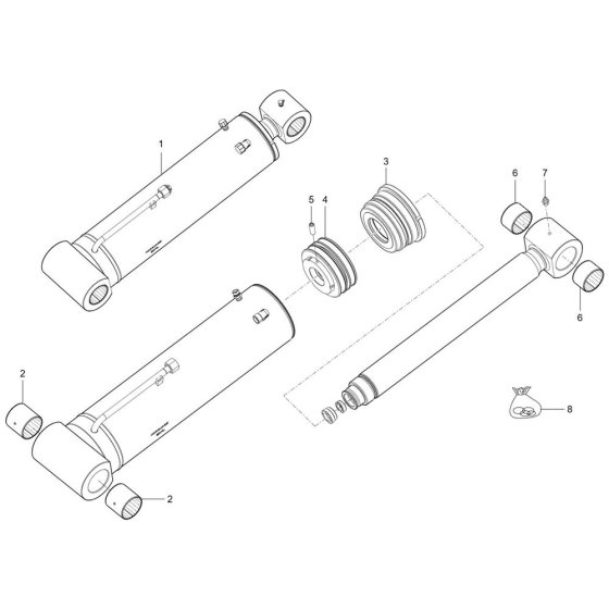 Tilt Ram Assembly