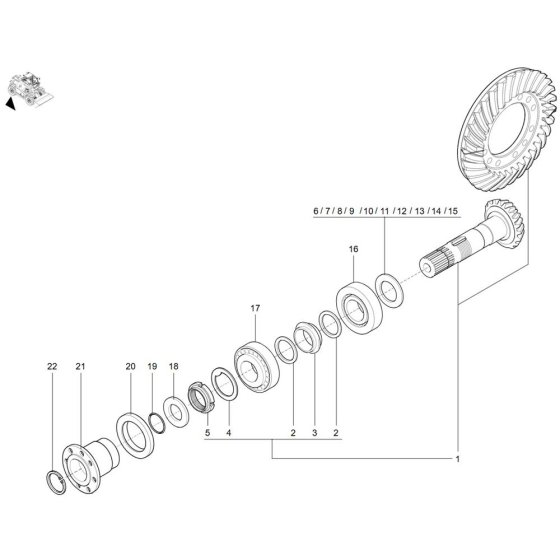 Angle Drive for Wacker TH750