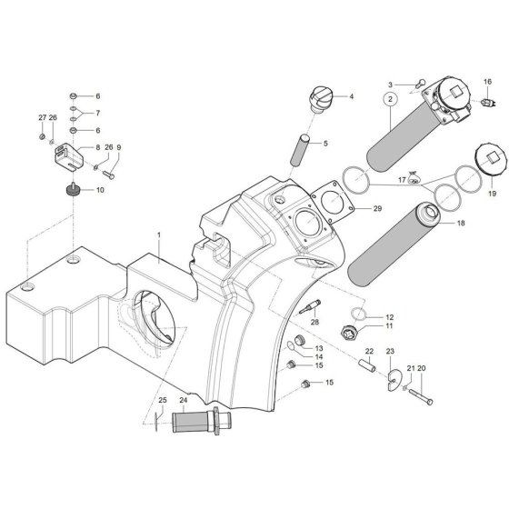 Oil Tank Assembly for TH955
