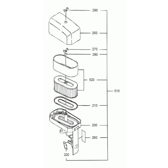 Air Cleaner Assembly for WM 170