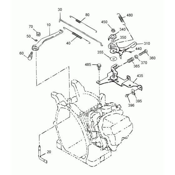 Governor Assembly for Wacker WM 170