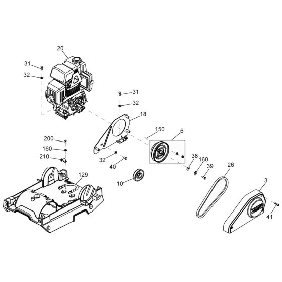 Beltguard & Clutch Assembly