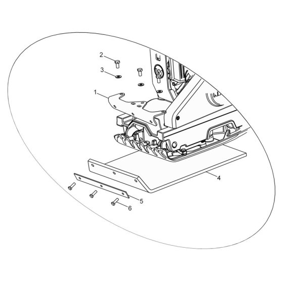 Protective Pad for Wacker WP1235A