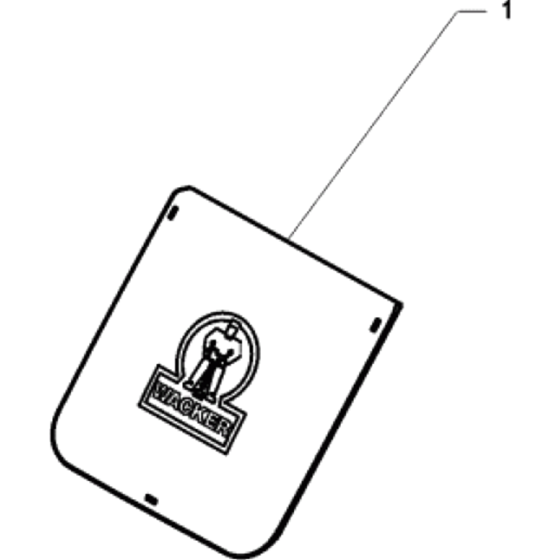 Cover Assembly for Wacker WP1540A