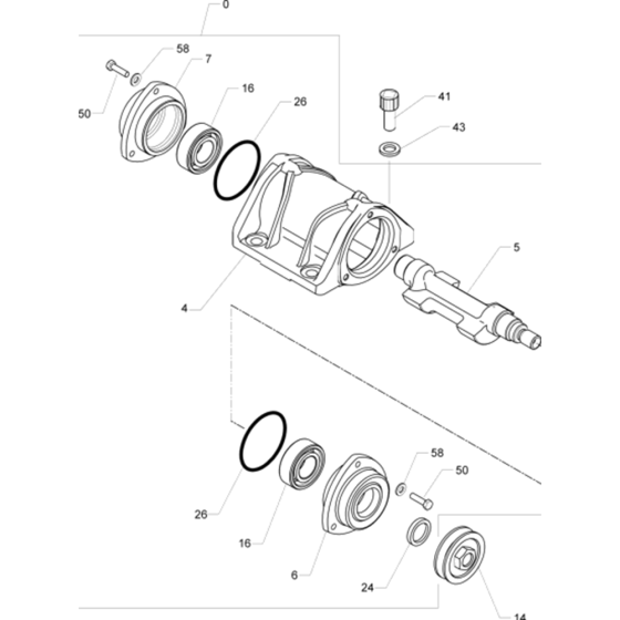 Exciter Assembly for Wacker WP1550