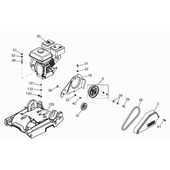 Beltguard & Clutch Assembly