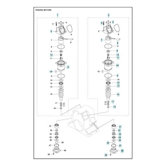 Motor Assembly for WS 442 HF