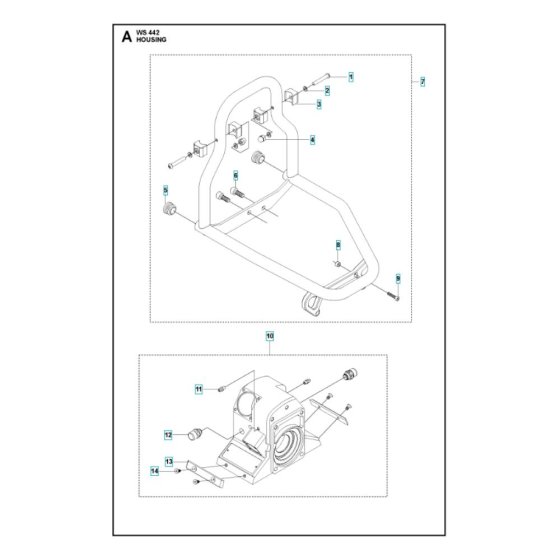 Housing Assembly for WS 442 HF