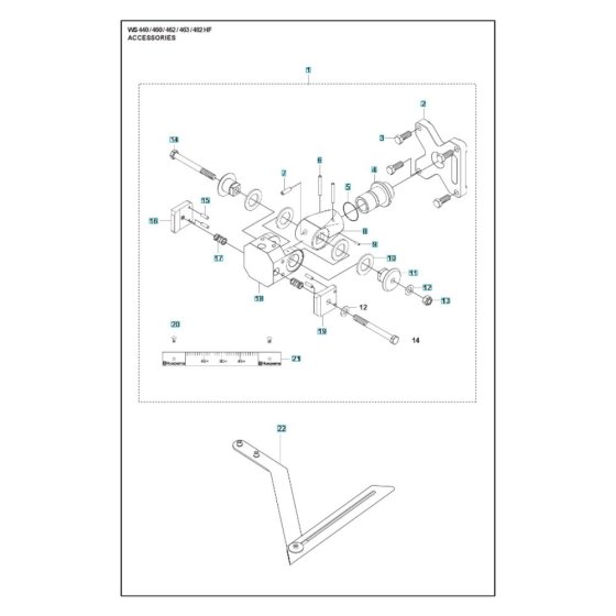 Husqvarna WS 462 Accessories