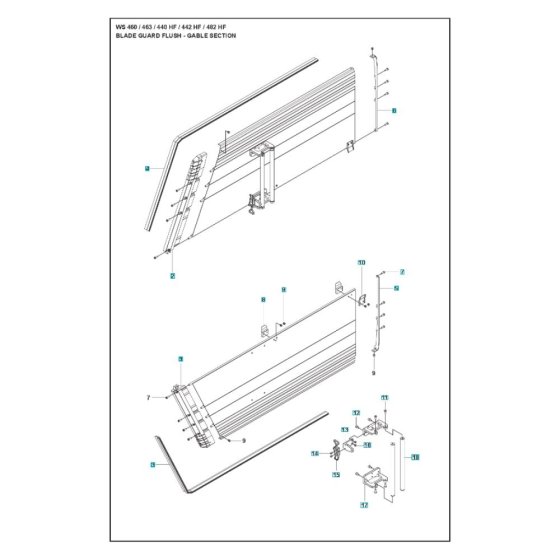 Blade Guard Assembly for WS 462