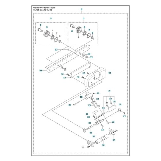 Blade Guard Guide for WS 462