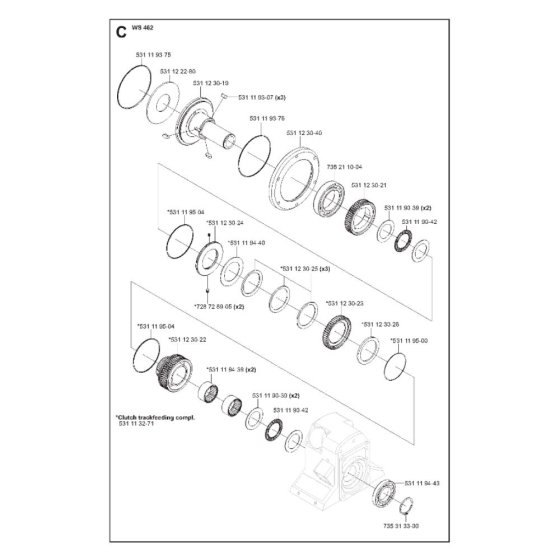 Gear Assembly for WS 462