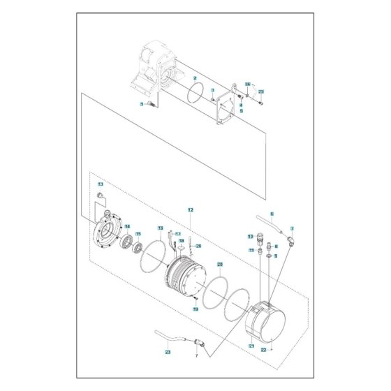 Motor Assembly for WS 482 HF