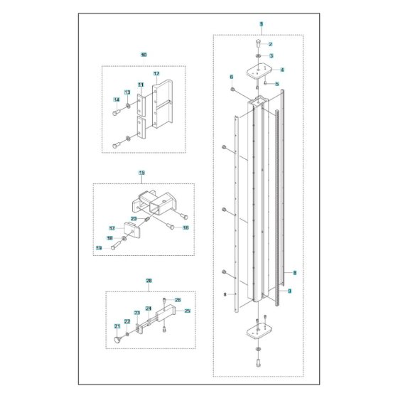 Track Assembly for WS 482 HF
