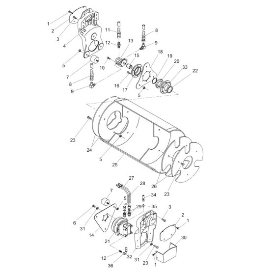 Front Drum Assembly