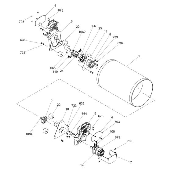 Front Drum Assembly