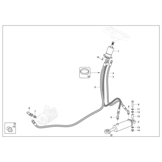 Steering Assembly for RD14