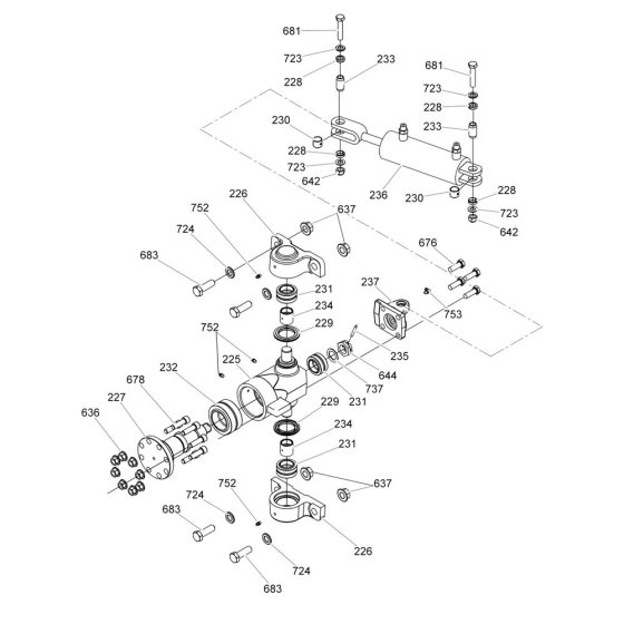 Articulated Joint for Wacker RD16