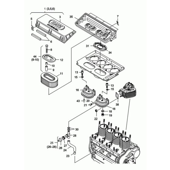 Air Cleaner for Wacker RD25