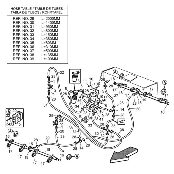 Sprinkling System for RD25 Roller
