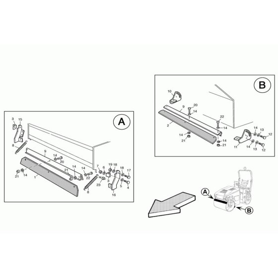 Front Scraper Assembly