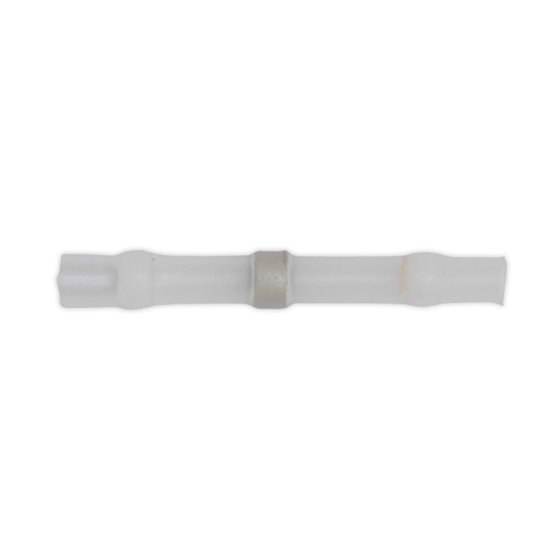 Heat Shrink Butt Connector Solder Terminal 24-22 AWG White Pack of 25 Sealey Part No. WTSSB25