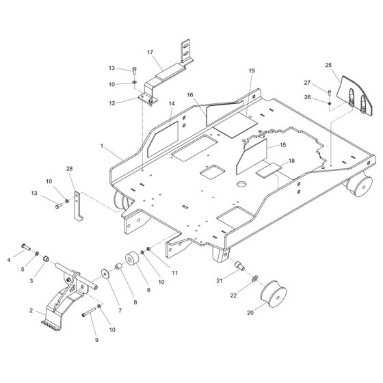 Frame Assembly for RD10 Roller
