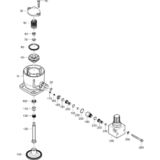 Unloader Assembly for XAS 58 Kd