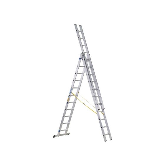 D-Rung Combination Ladder 3-Part 3 x 10 Rungs