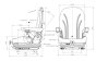 Mechanical Suspension Seat MGV55 with Belt and Arm Rests